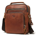Borsa a tracolla da uomo in pelle "Crazy Horse" monospalla