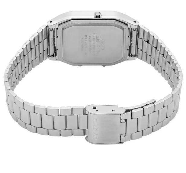 Orologio Casio AQ-230A-1D – Unisex, Digitale e Analogico, Nero
