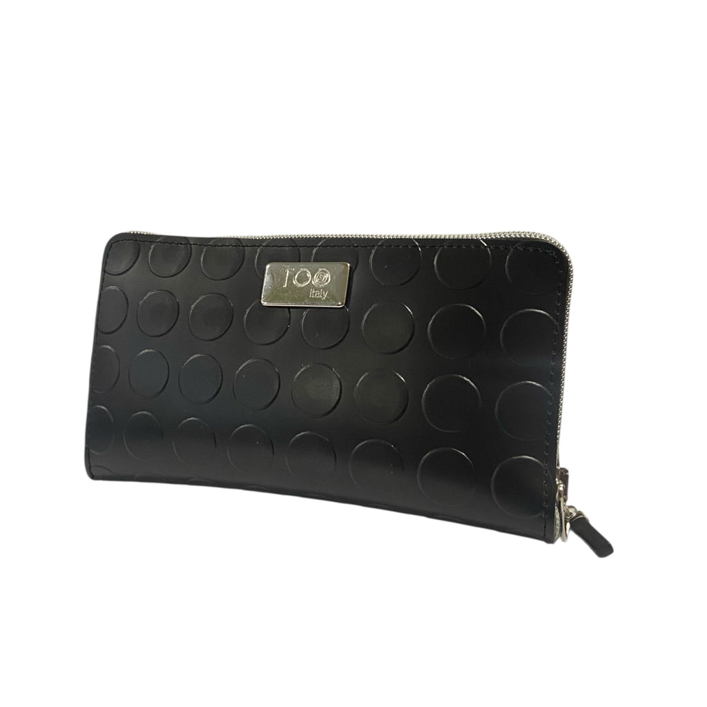 Portafoglio Maxi PVC Bullonato Nero