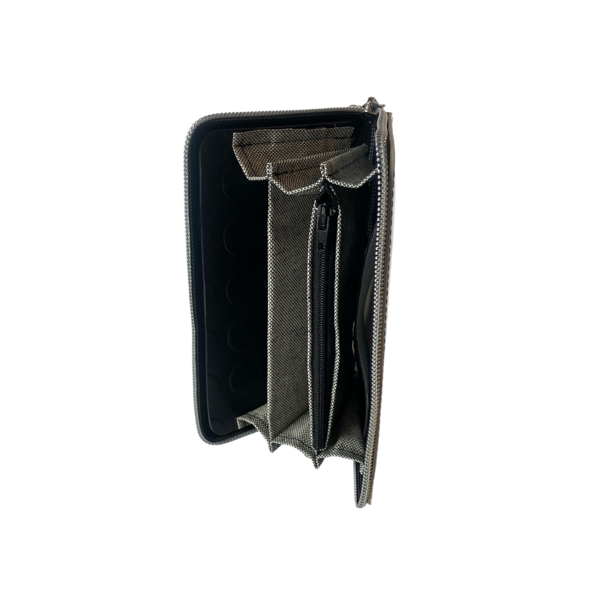 Portafoglio Maxi PVC Bullonato Nero