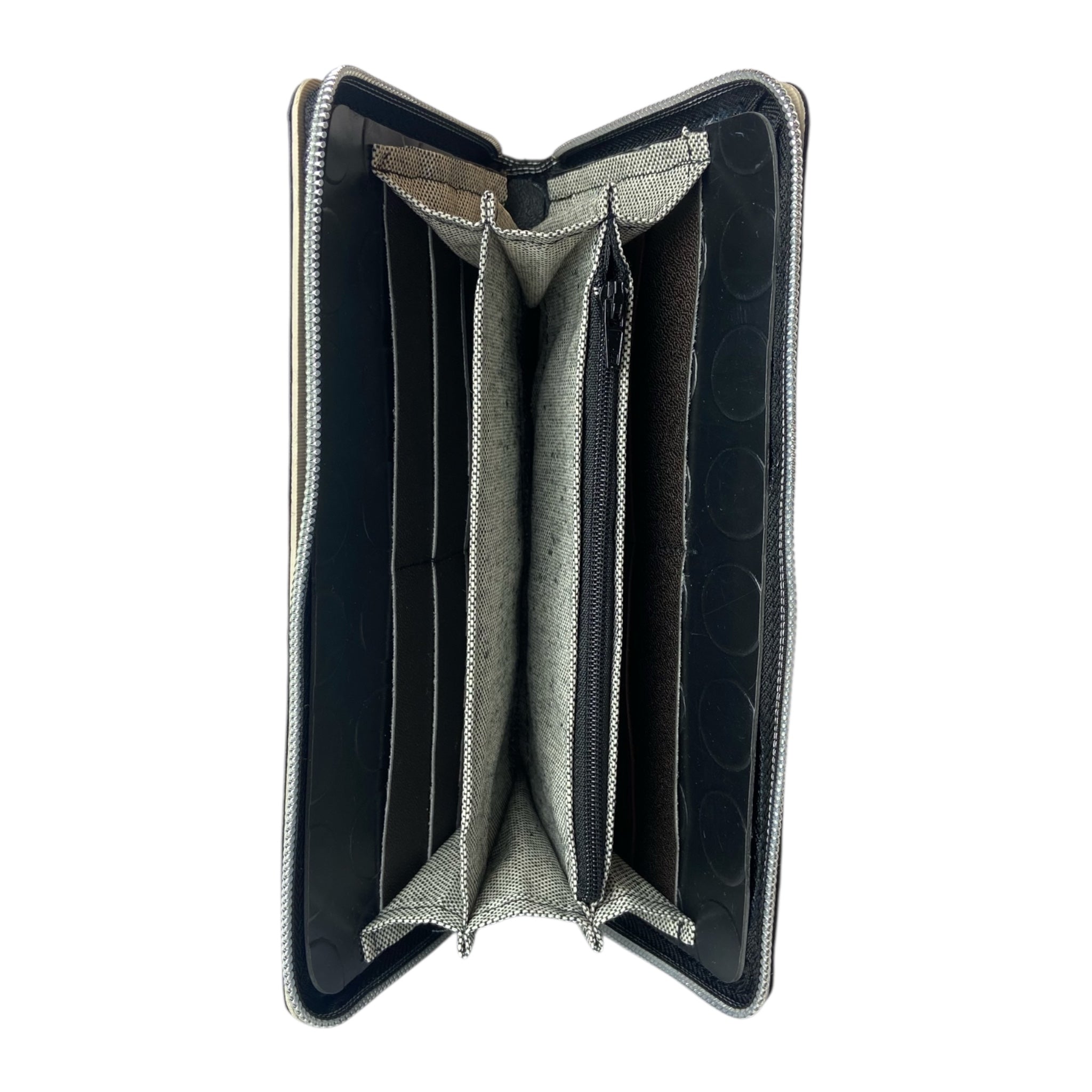 Portafoglio Maxi PVC Bullonato Nero