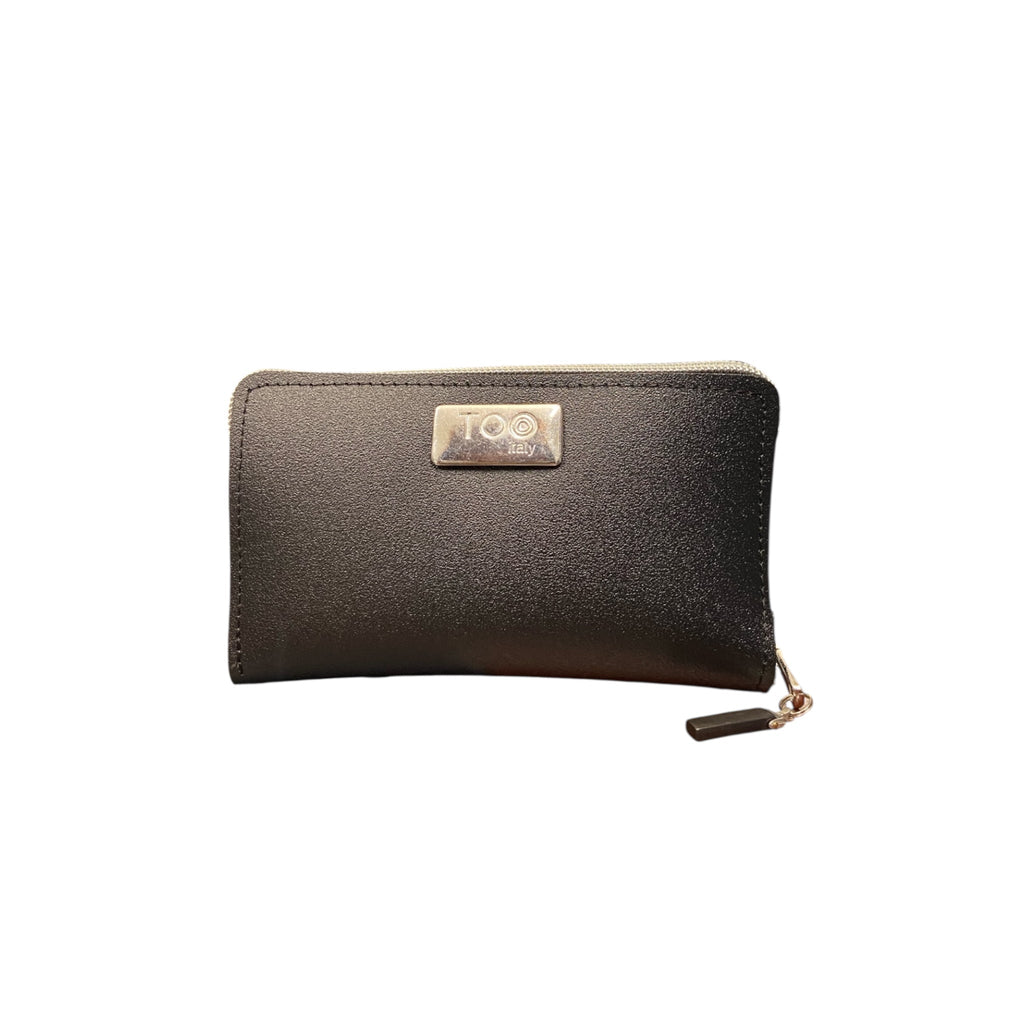 Portafoglio Mini PVC Satinato Nero