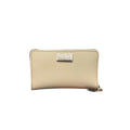 Portafoglio Mini PVC Beige Lucido