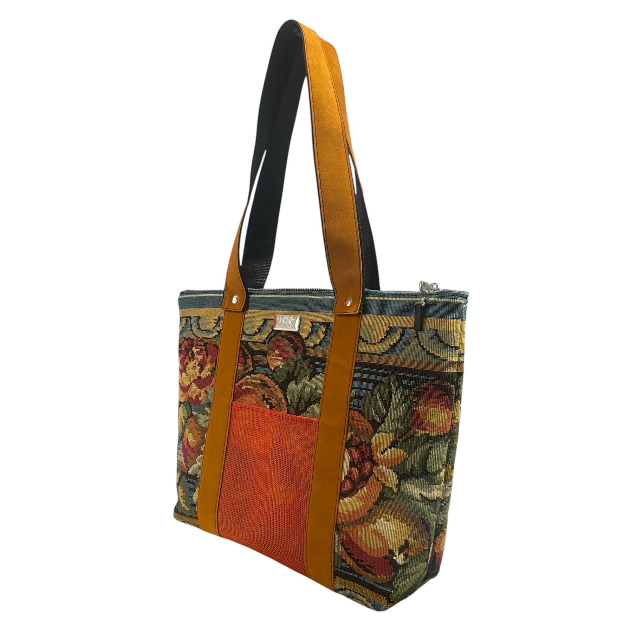 Shopper Jacquard Barocco Senape