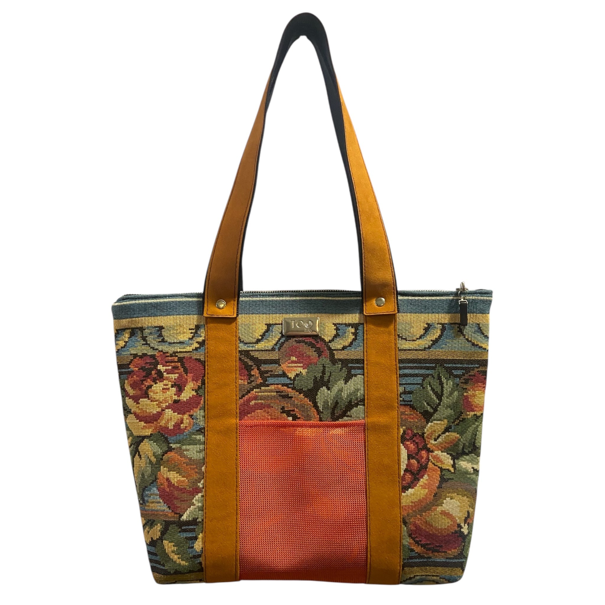 Shopper Jacquard Barocco Senape