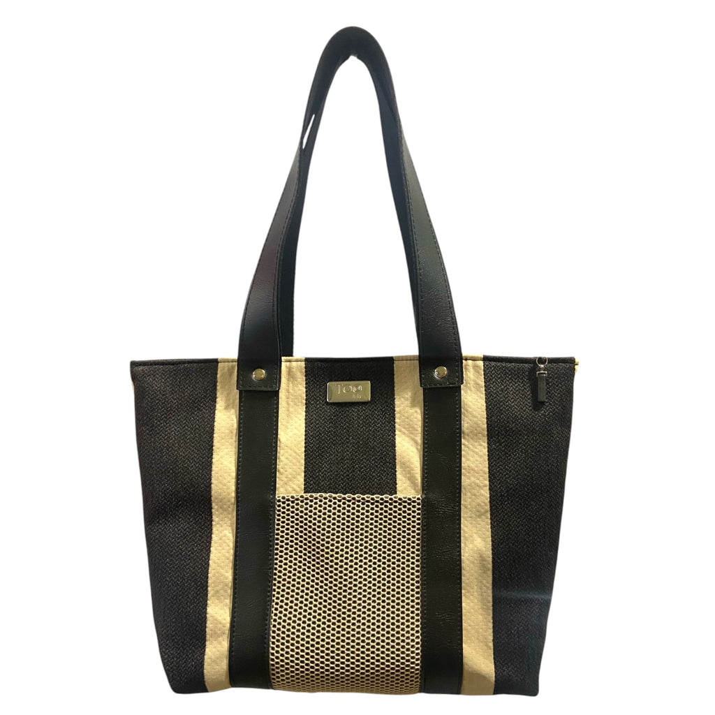 Shopper Black & Sand Texture
