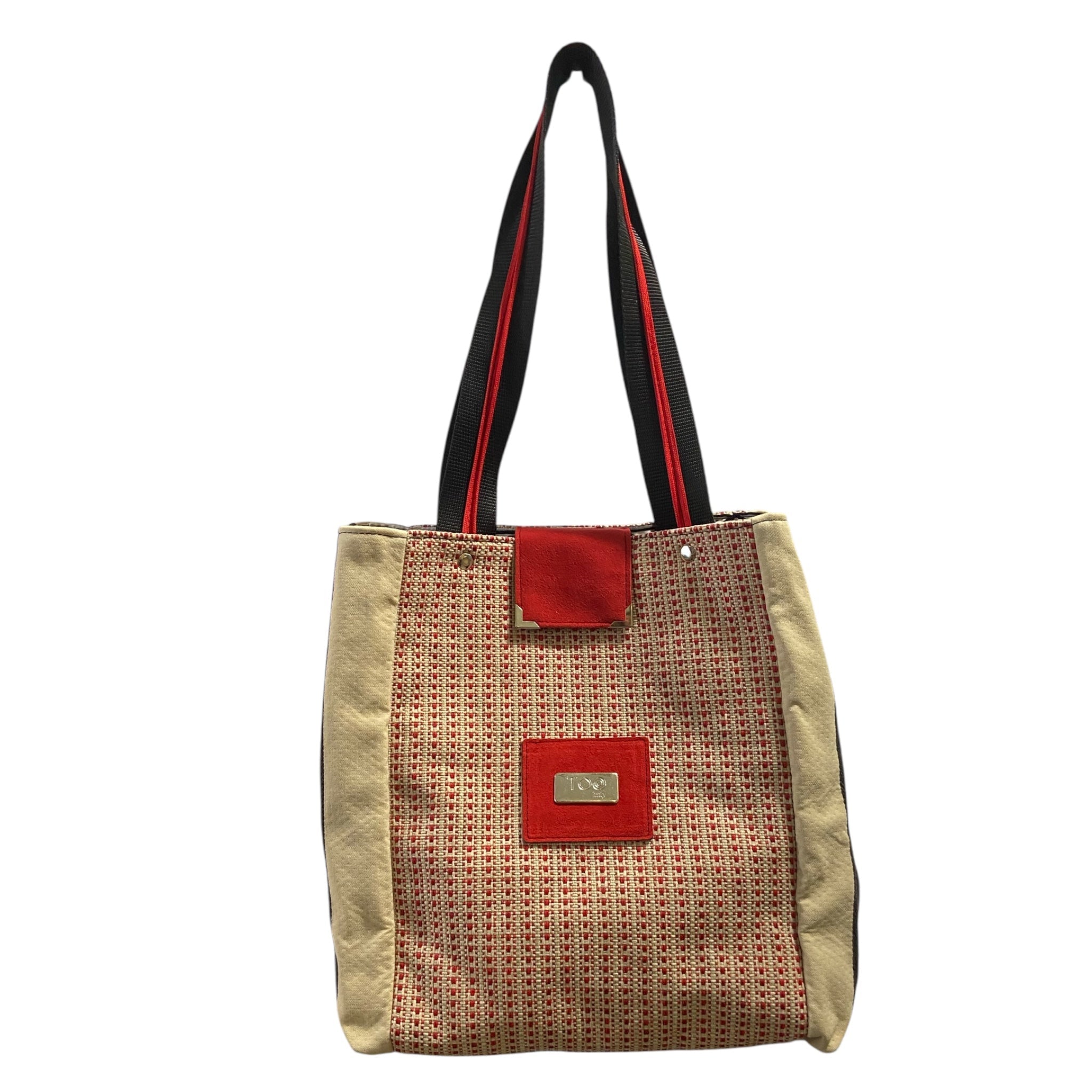 Tote Tweed Rosso