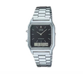 Orologio Casio AQ-230A-1D – Unisex, Digitale e Analogico, Nero