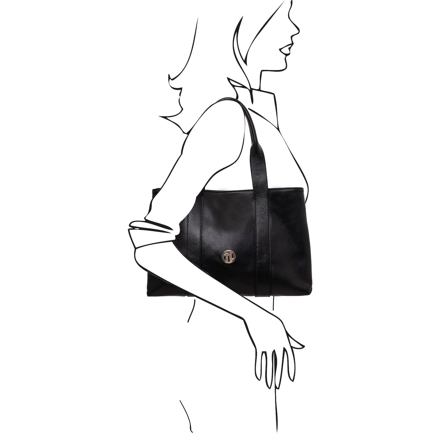 Callie - Soft leather shoulder bag | TL142415