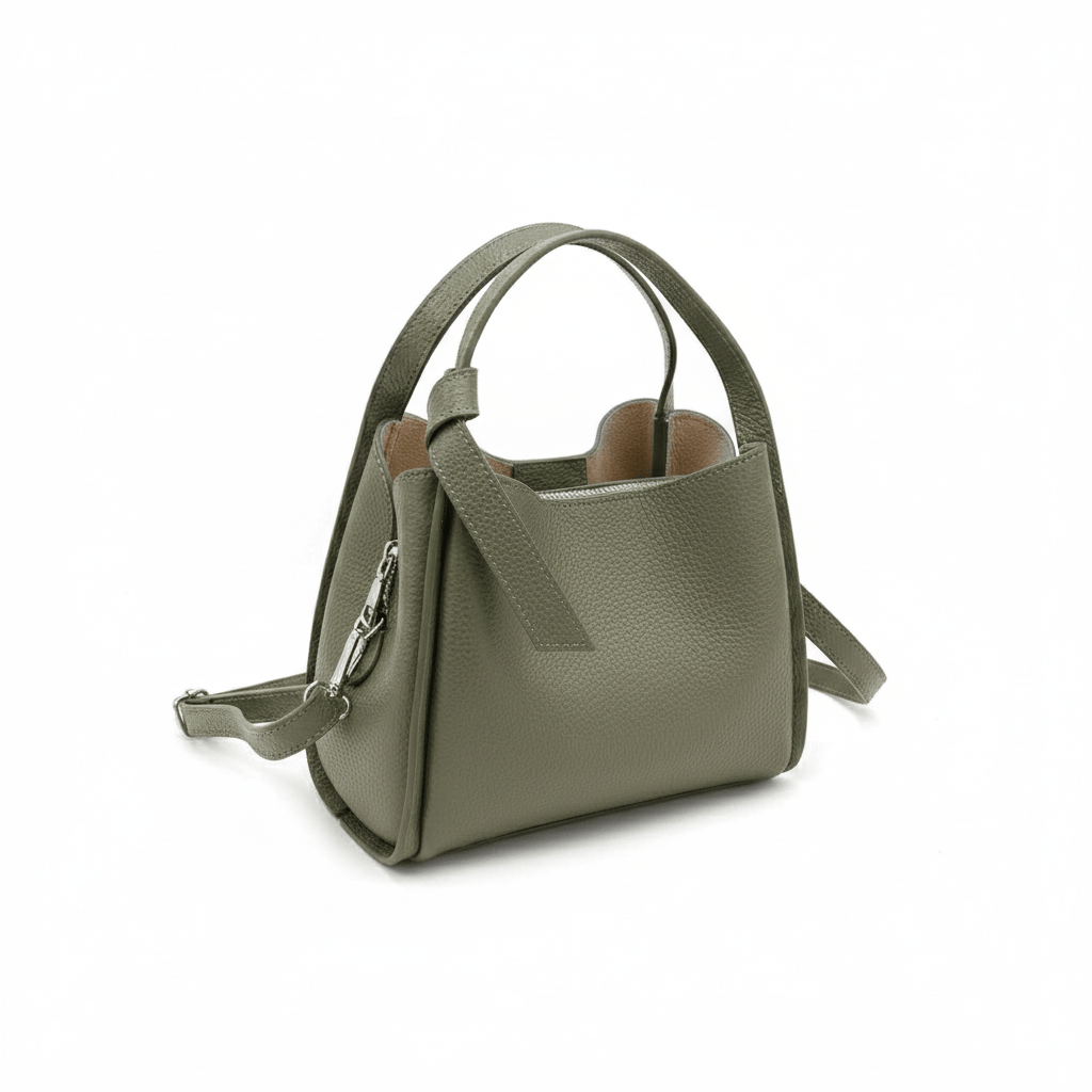 Pienza - Borsa a Mano Grande in Pelle Italiana