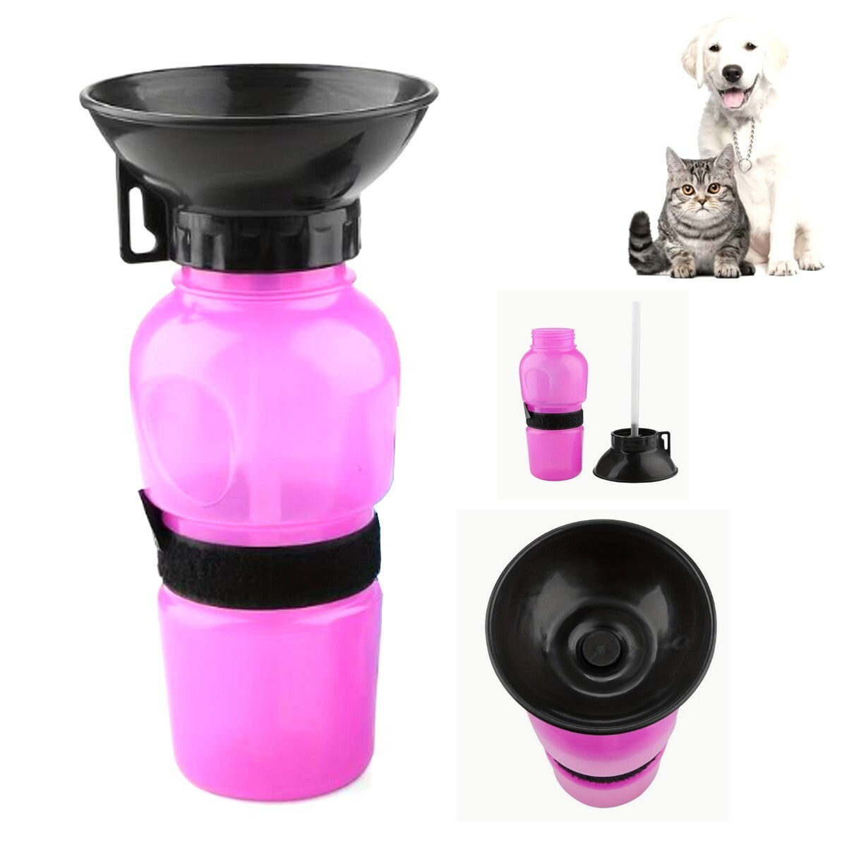 Portable WATER BOTTLE for cat and dogs 750ML