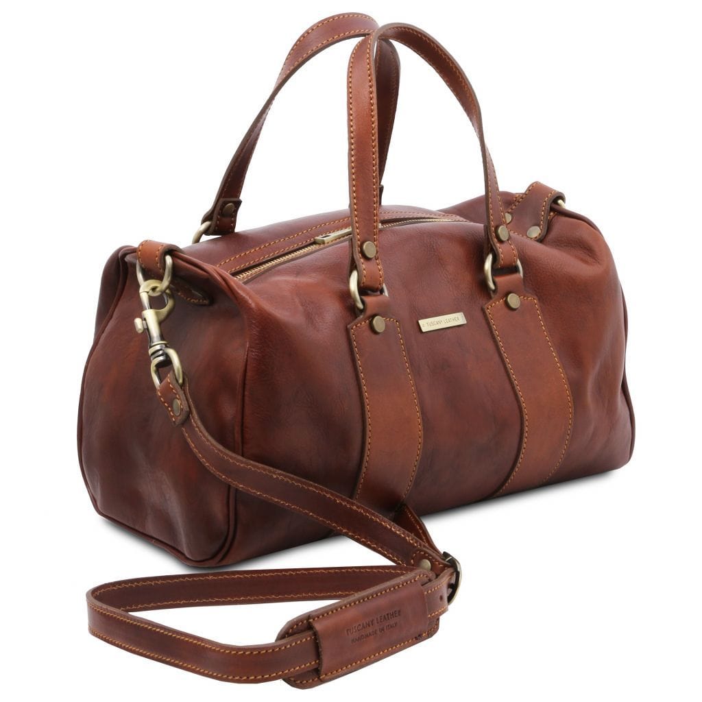 Lucrezia - Leather maxi duffle bag purse | TL141977