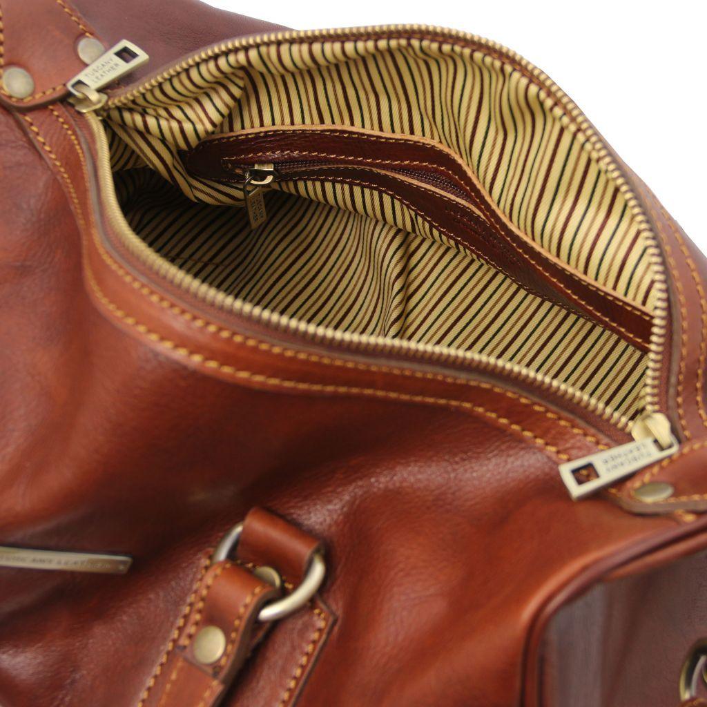 Lucrezia - Leather maxi duffle bag purse | TL141977