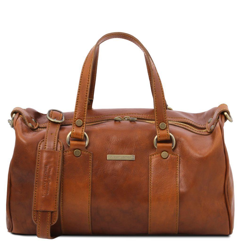 Lucrezia - Leather maxi duffle bag purse | TL141977