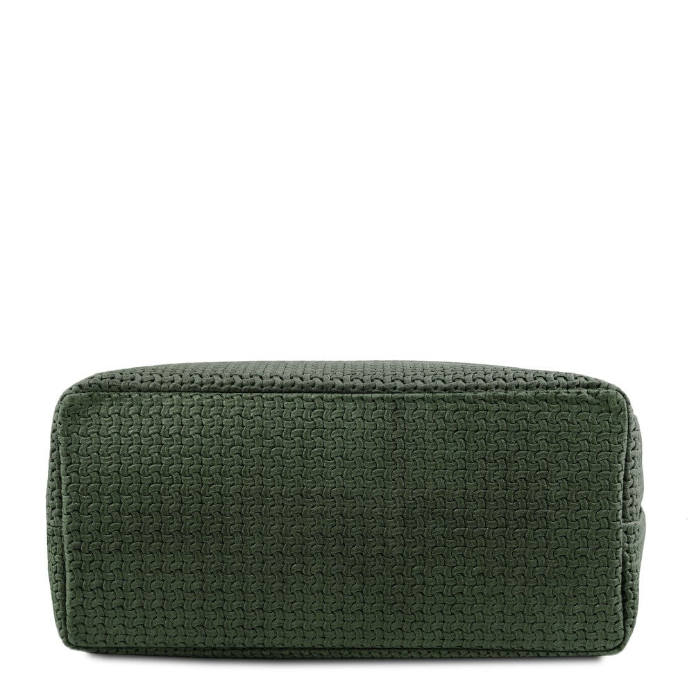 TL KeyLuck - Woven printed leather shopping bag | TL141573