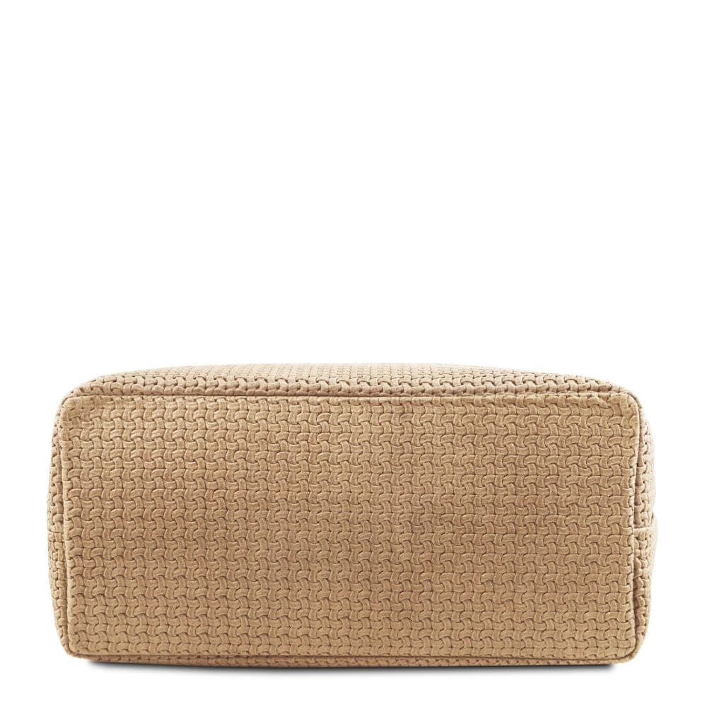 TL KeyLuck - Woven printed leather shopping bag | TL141573
