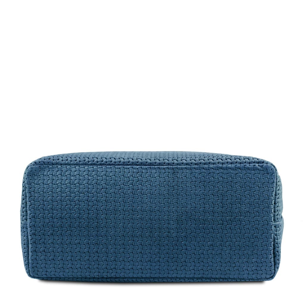 TL KeyLuck - Woven printed leather shopping bag | TL141573
